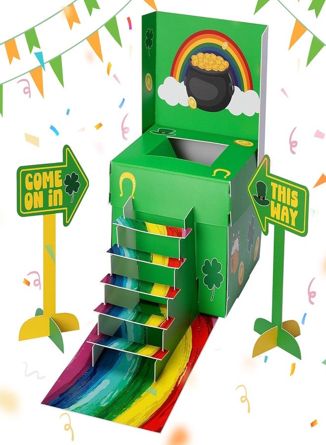RunNico St. Patrick's Day Leprechaun Trap Kit - St. Patrick's Days DIY Craft Kit - Saint Patricks Day Party Supplies to Catch a Leprechaun for Saint. Partrick Day Home Party Festival Decor(Rainbow) - Image 1